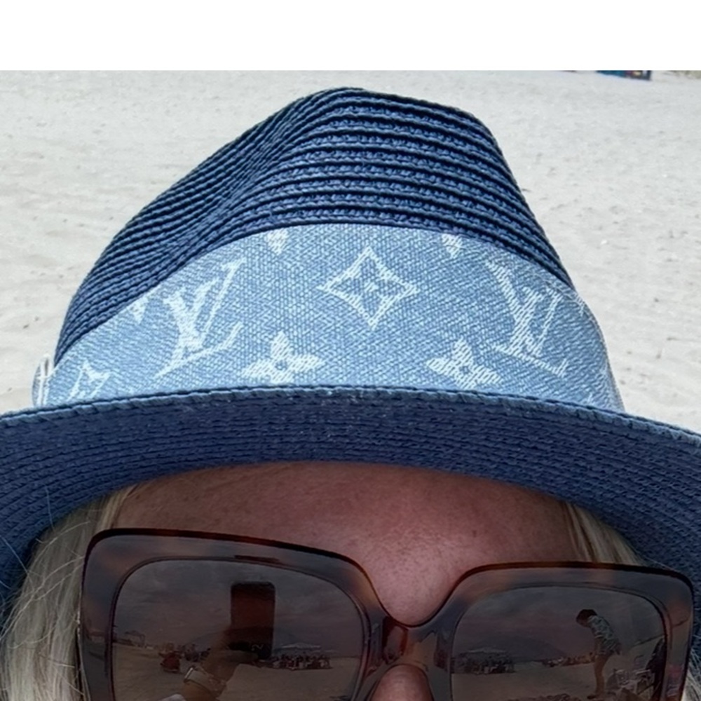 Repurposed hat/ up cycled hat